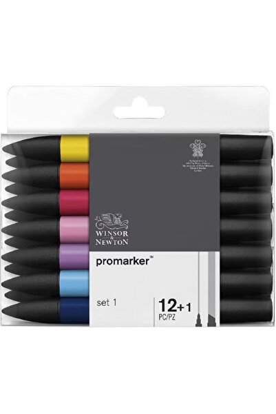 Winsor Newton ProMarker Vibrant Tones (13 Colors) Graphic Art Marker Set