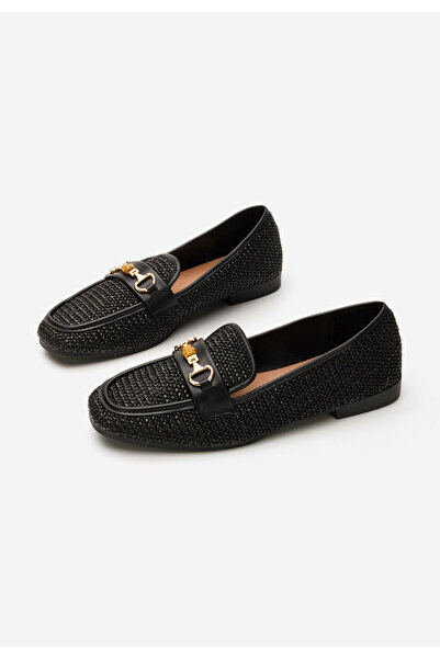 B T Shoes Čierne mokasíny dámske Krystina