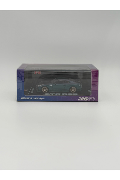 Inno 64 Models Inno64 1/64 Nissan Skyline GT-R R35 T-Spec, midnight purple