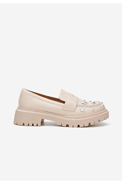 B T Shoes Béžové mokasíny dámske Setta