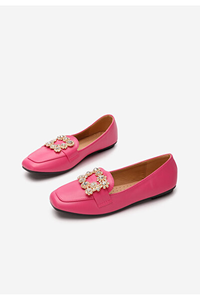 B T Shoes Μοκασίνια γυναικεια Gialla Φουξ