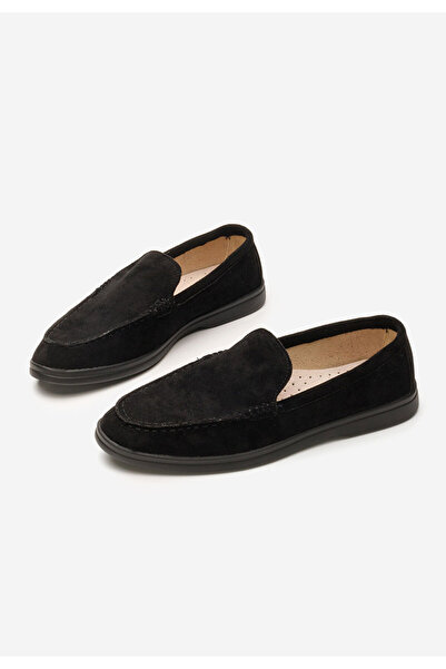 B T Shoes Černé dámské mokasíny Maceira V7