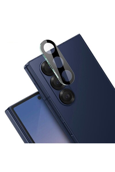 Optim Solution Camera Lens Protection Film for Samsung Galaxy Z Fold7, HD Clear, Stronger Adsorption, Black