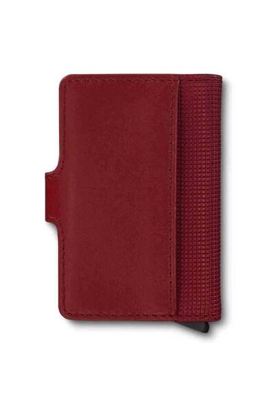 Victorinox 612680 Altius Secrid Leather Card Holder Wallet, Red