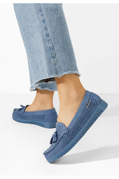 B T Shoes μοκασινια καλοκαιρινα Lynna V3 μπλε