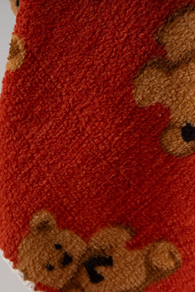 Bebitof My Baby Kumsal Teddy Bear Patterned Velsoft Blanket 90/100