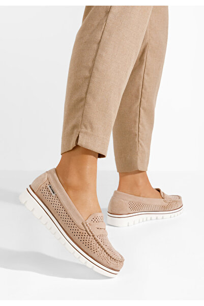 B T Shoes Μοκασίνια γυναικεια Manise Χακι