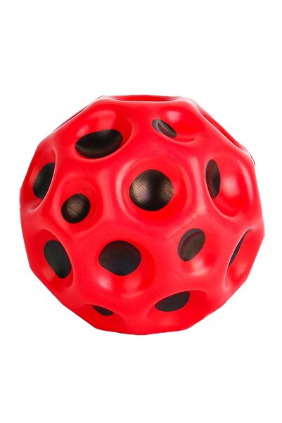 Flippy Minge Saltareata Hiperelastica, Flippy, Antistress pentru Copii, Diametru 66 mm, Rosu