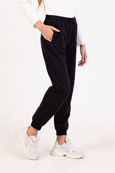 Nickel Μαύρο παντελόνι με φερμουάρ για κορίτσια