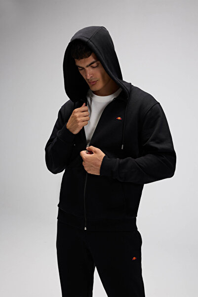 Ellesse Мъжка суитшърт с качулка и цип EM581-BK