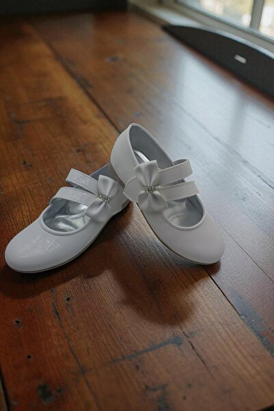 ForYou4 Banded Orthopedic Baby Girl Children's Patent Leather Casual Shoes