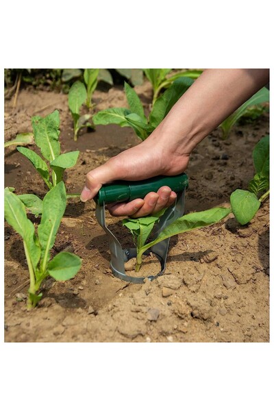 Flippy Agricultural Cylindrical Transplanter, Flippy, Steel and Plastic, 6 cm Diameter, Flexible Handle, 23