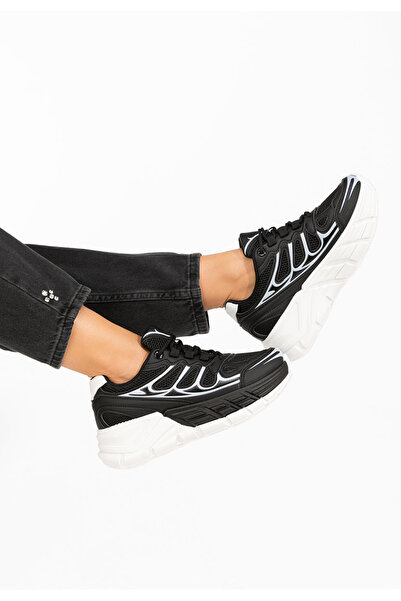 B T Shoes Sneakers με πλατφόρμα Amberly μαύρα