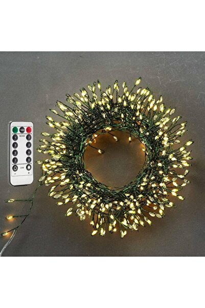 SOHO Instalatie de Craciun Liniara, SOHO®, Tip Cluster, 8 Jocuri de Lumini, cu Telecomanda, 6 m, 200 Led-