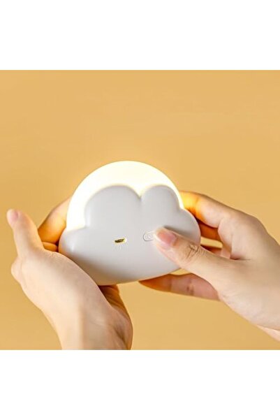 O Ozone Portable LED Night Light, Cute Cloud Mini Desk Lamp, Rechargeable Kid...