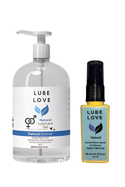 Lube Love Su Bazlı Kayganlaştırıcı Jel ve Kadın İntim Bakım Vajina Sıkılaştır...