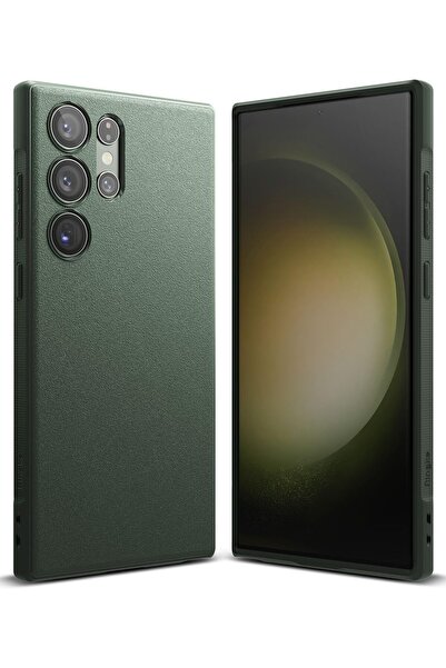 Ringke جراب سامسونج جالاكسي إس ٢٣ ألترا ٥ جي (٢٠٢٣) | سلسلة أونيكس | أخضر غامق