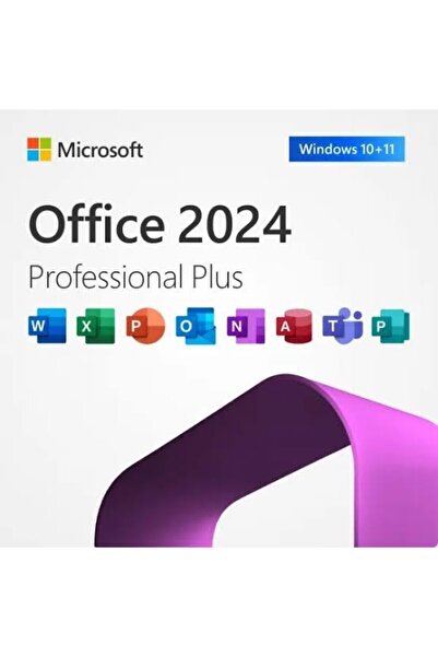 MICROSOFT Office 2024 Pro Plus - Dijital Lisans - Aktarılabilir - Kurulum Desteği 2025