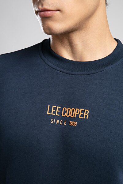 Lee Cooper Frose Men's O Neck Sweatshirt Navy Blue
