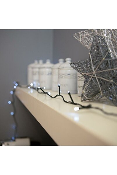 Flippy Christmas Linear Installation, 31V Transformer, 32m, Cold White, 320 LEDs V5, 8 Light Modes, Green W