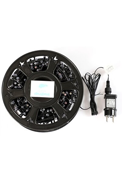 Flippy Christmas Linear String Lights, Black Wire, Transformer, 50m, Multicolor, 500 LEDs, 8 Light Modes, F