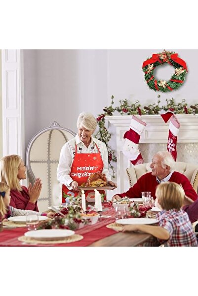 Flippy Decorative Kitchen Apron, Flippy, Christmas Theme, Model Merry Christmas, Polyester, Red