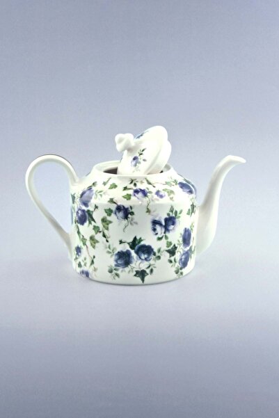 Bursa Porselen Dekor Blue Ivy Porcelain Teapot