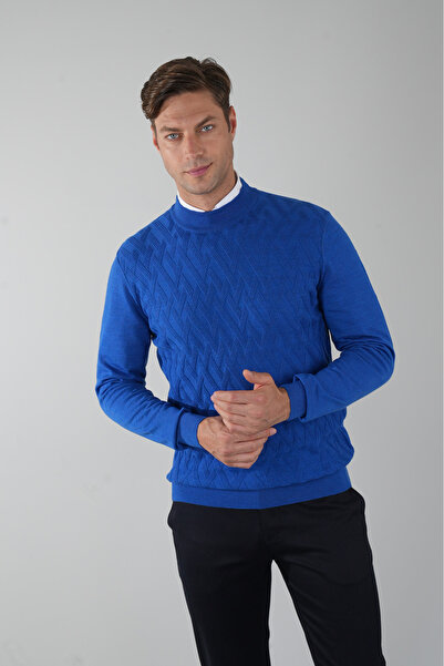 Bisse TR 23203 YARIM BALIKÇI ÖN JAKAR TRİKO Sax