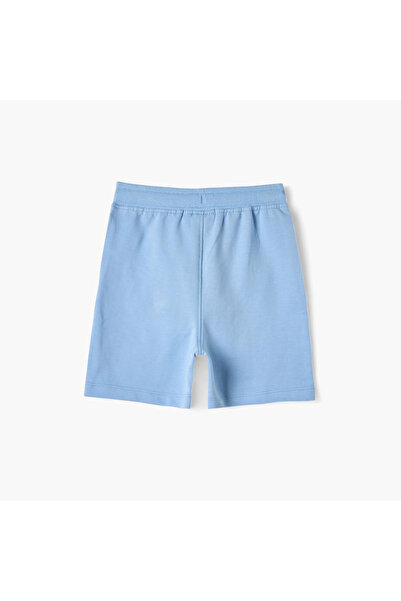 Juniors Solid Shorts with Drawstring Closure and Pockets