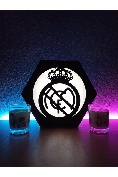 FOREVHOME Real Madrid Masaüstü Dekoratif Lamba