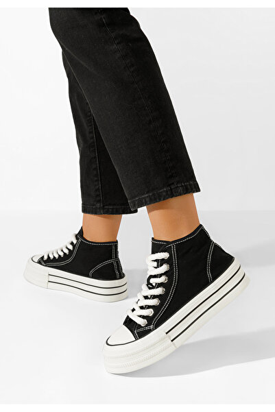 B T Shoes Γυναικεία sneakers Alicata μαύρα