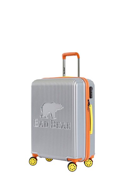 Bad Bear 64 LT Gri Orta Boy ABS Valiz 23.01.80.002KG Tekerlekli Seyahat Çantası
