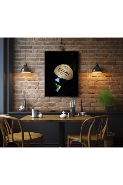 çerçeveli led ışıklı adaptörlü bar tablo