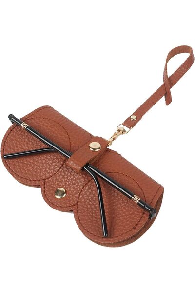 O Ozone Portable Soft Leather Glasses Case