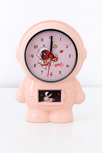 Bittox Sevimli Uzay Temalı Masa Üstü Çocuk Çalar Saati
