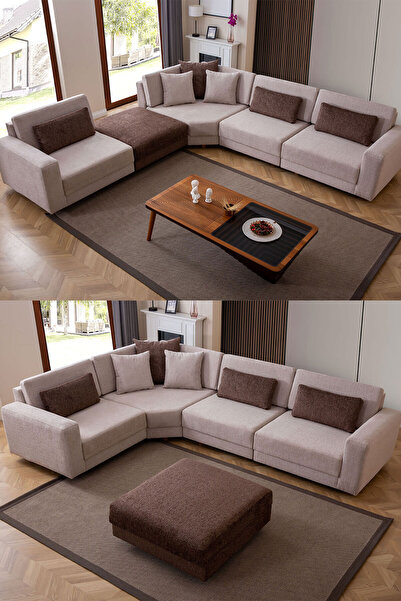 Yakamoz home Padme Modüler Köşe Koltuk Takımı