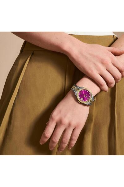 Fossil Scarlette Three-Hand Date Two-Tone Womens WristWatch - ES5337