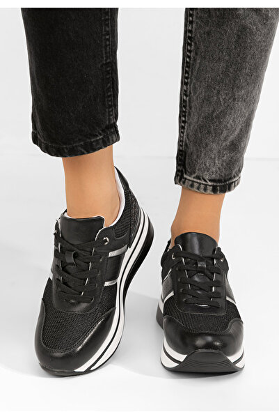 B T Shoes Sneakers με πλατφόρμα Tawanda μαύρα