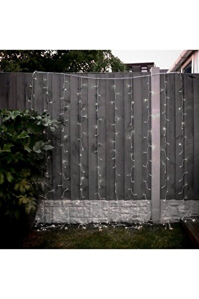 Flippy Luminițe de Crăciun tip perdea, 8 m x 2 m, 960 LED-uri, alb rece, IP44, interconectabile