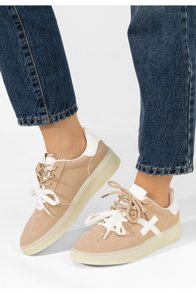 B T Shoes Khaki dámské tenisky Livya