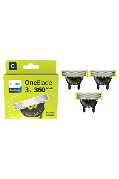 Philips Rezerva OneBlade 360 QP430/50, 3 buc