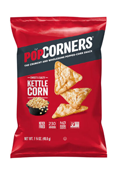 Popcorners وجبة خفيفة من الذرة الحلوة والمالحة، غير مقلية، غير معدلة وراثيًا، 1.75 أونصة (49.6 جم) - تصدير × 12 قطعة