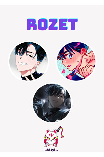 Hara Company Alien Stage Animesi Ivan Anime Rozet Seti (3’LÜ)