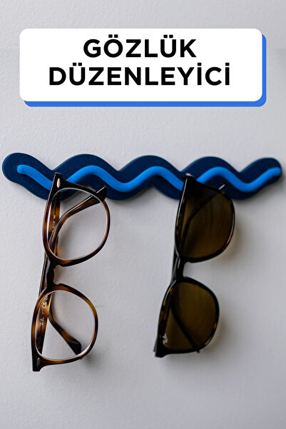 Genç 3D Modern Wavy Eyeglass Chain |   Wall Mounted Glasses Stand |   Stylish...