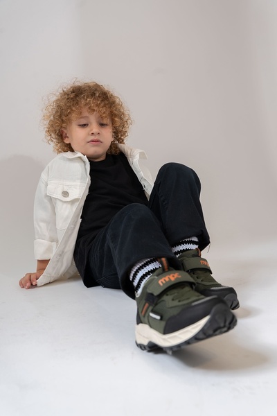 mnpc Erkek Çocuk Haki Su Geçirmez Anatomik Outdoor Ayakkabı