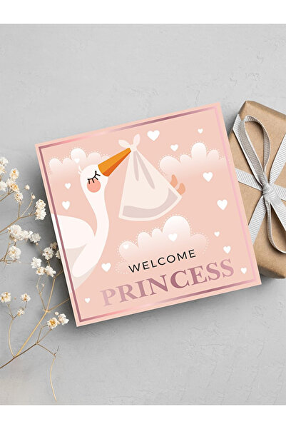 Share the Love بطاقة تهنئة "مرحبًا بالأميرة"