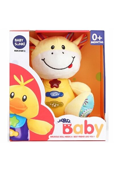 SOLTOY Плюшена играчка SOLTOY® Sunki Dragon със светлини, звуци и завладяващи...