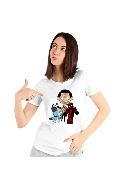 OEM Tricou Femei Mr Bean Bluey Tiktok