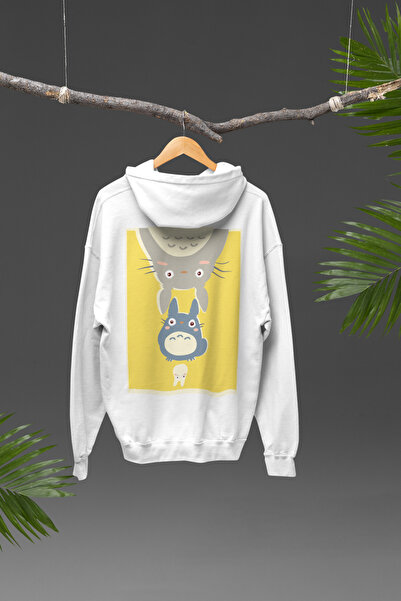 Nulivez My Neighbor Totoro Design Back Printed High Quality Unisex Oversize H...