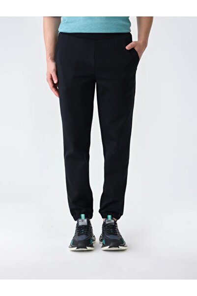 Isaora Gıza Cotton Jogger Men's Black Sweat Pant Isr5402-0
